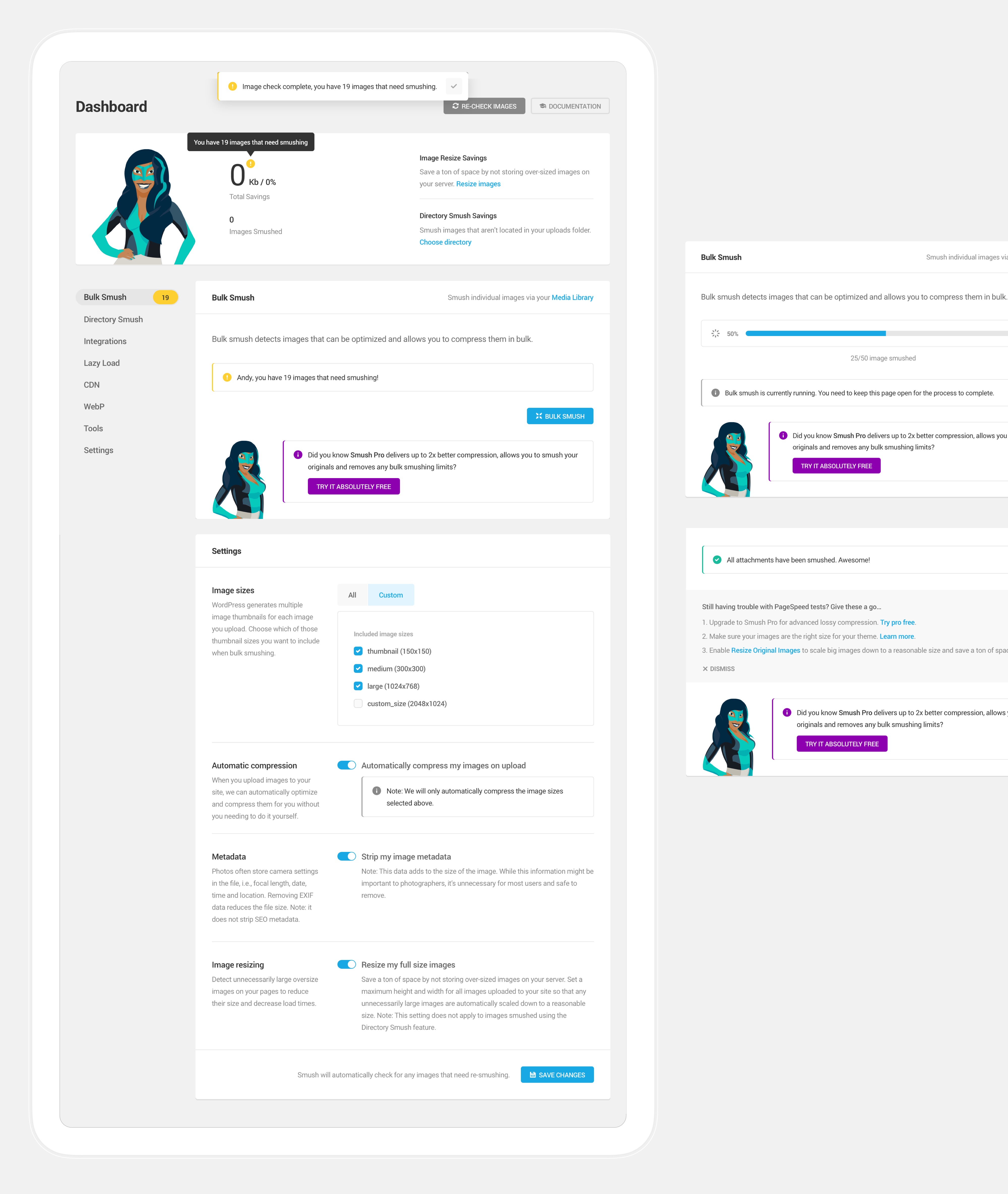 WPMU DEV - Interfaces